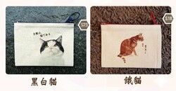 貓咪帆布零錢包