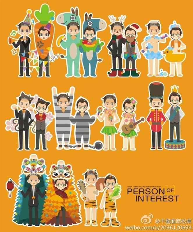疑犯追蹤 Person of Interest 夕陽紅夫夫和紙膠帶