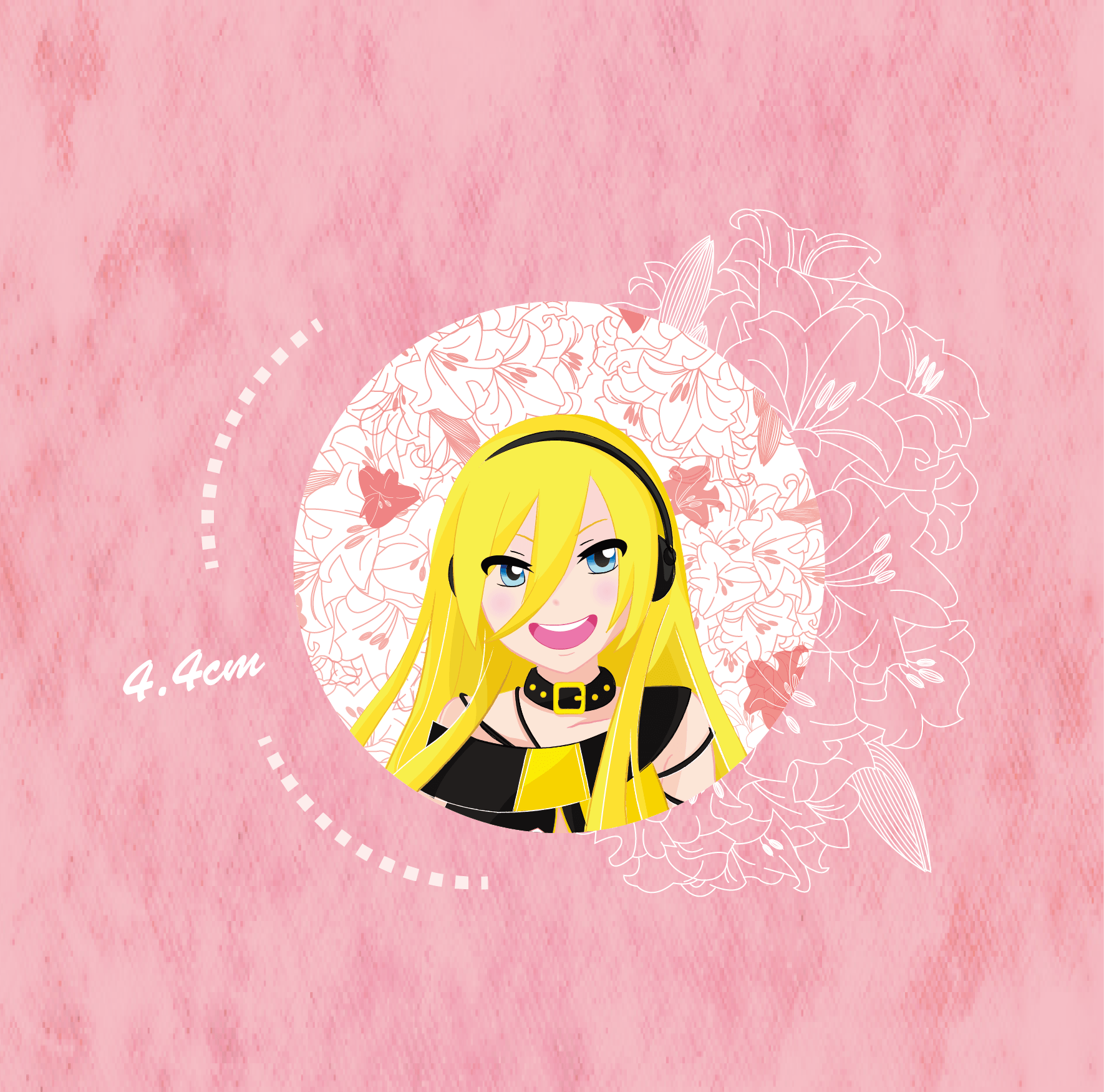 VOCALOID - Lily胸章