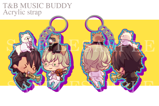 TIGER&BUNNY MUSIC BUDDY 壓克力吊飾