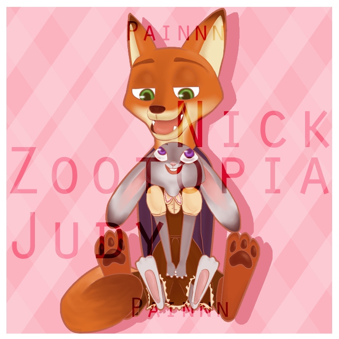 Zootopia / Judy&amp;Nick 雙面不同圖壓克力吊飾