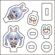 【兔田佩可拉&兔媽】HOLOLIVE迷你立牌自組版