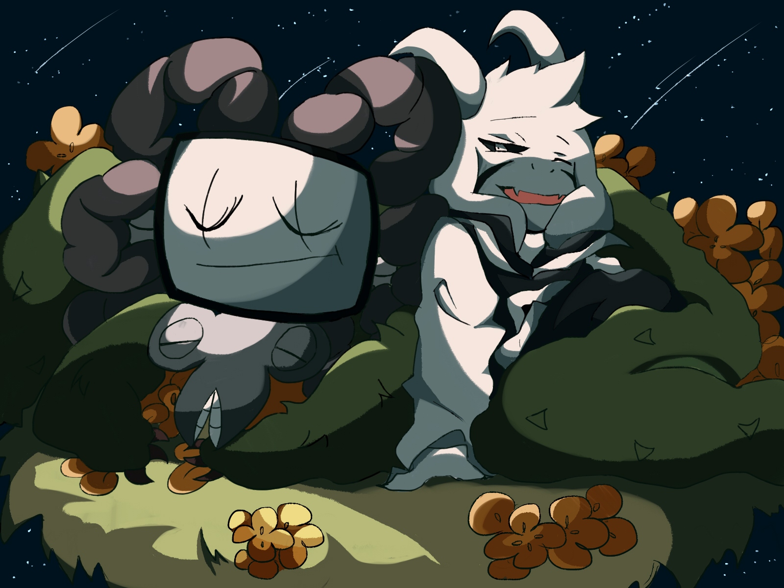 Asriel&amp;Flowey小卡