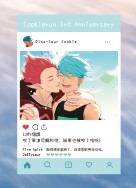 [跑跑薑餅人]火精靈&恐龍餅乾透卡(僅以交換方式取得)