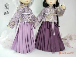 《JP漢服娃衣─蘭時》(深紫/淺紫)
