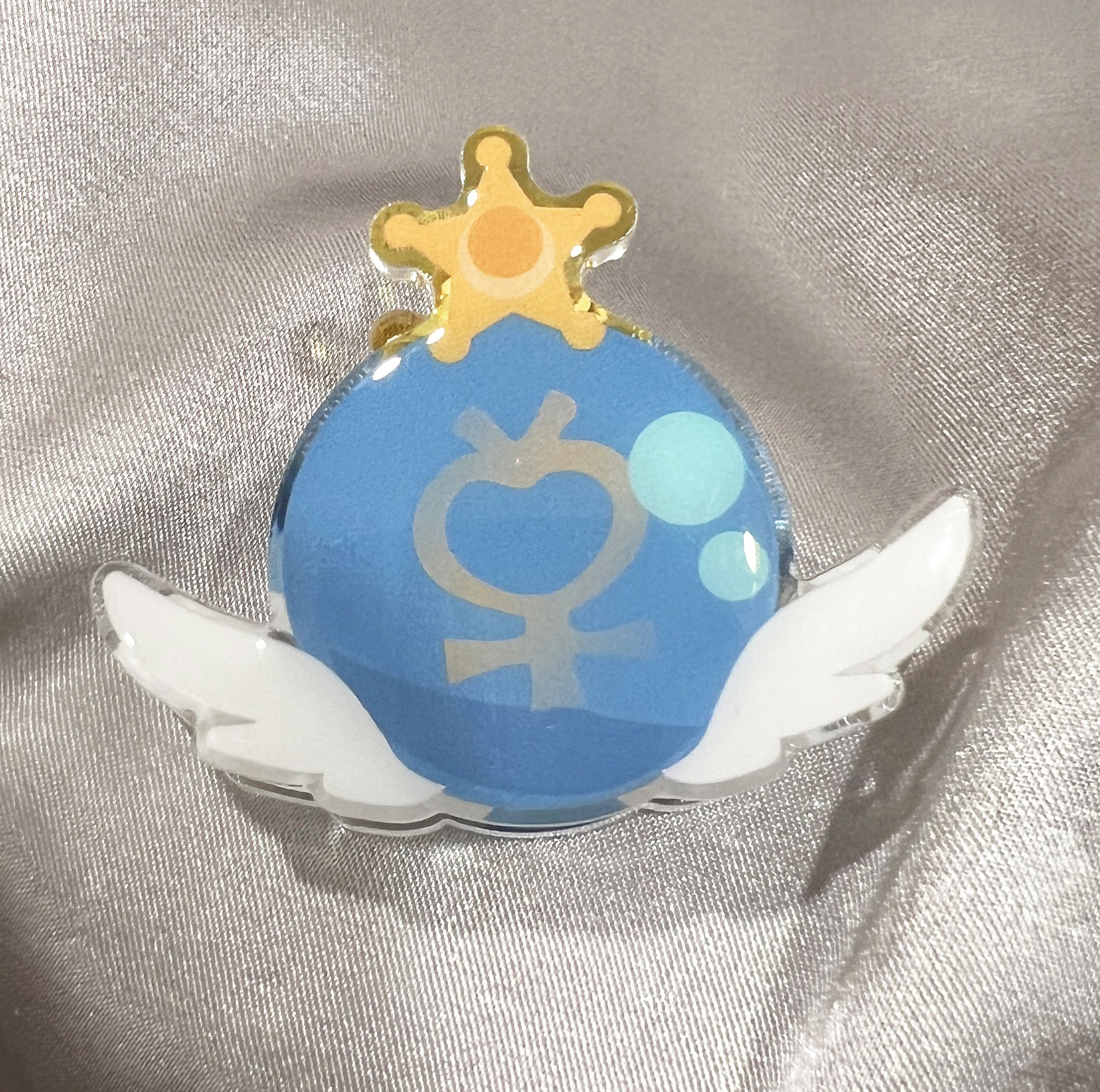 變身滴膠壓克力夾⭐水手水星款