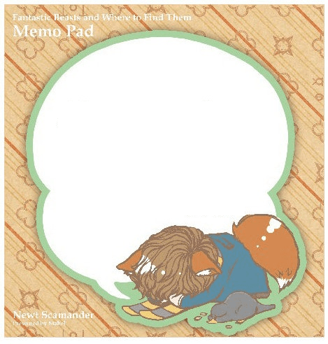 怪產MEMO PAD - 紐特款