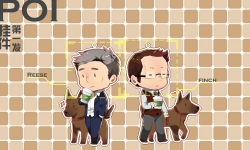 【Person of Interest/POI】〈Reese & Finch吊飾〉