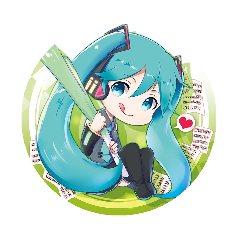 [MIKU]58mm亮膜胸章