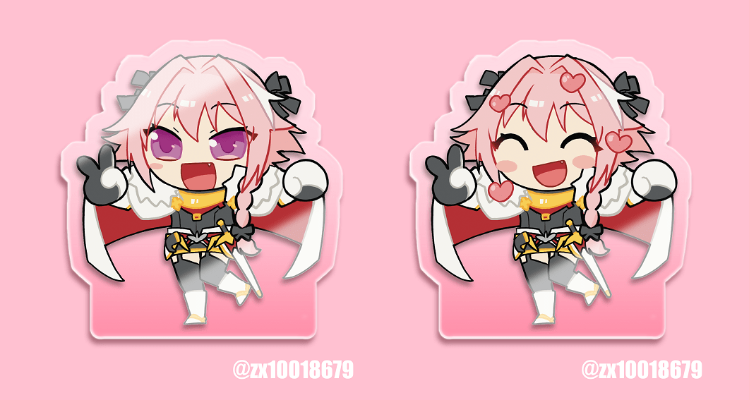 【FGO】阿福雙面滴膠鐳射壓克力飯友