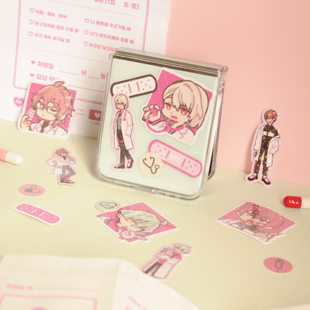 ŹOOĻ｜Doctor in Pink｜銀河全斷貼紙