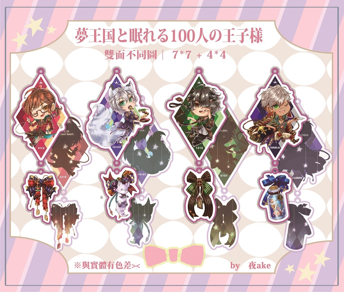 【夢100】壓克力吊飾「Bon Voyage!!」