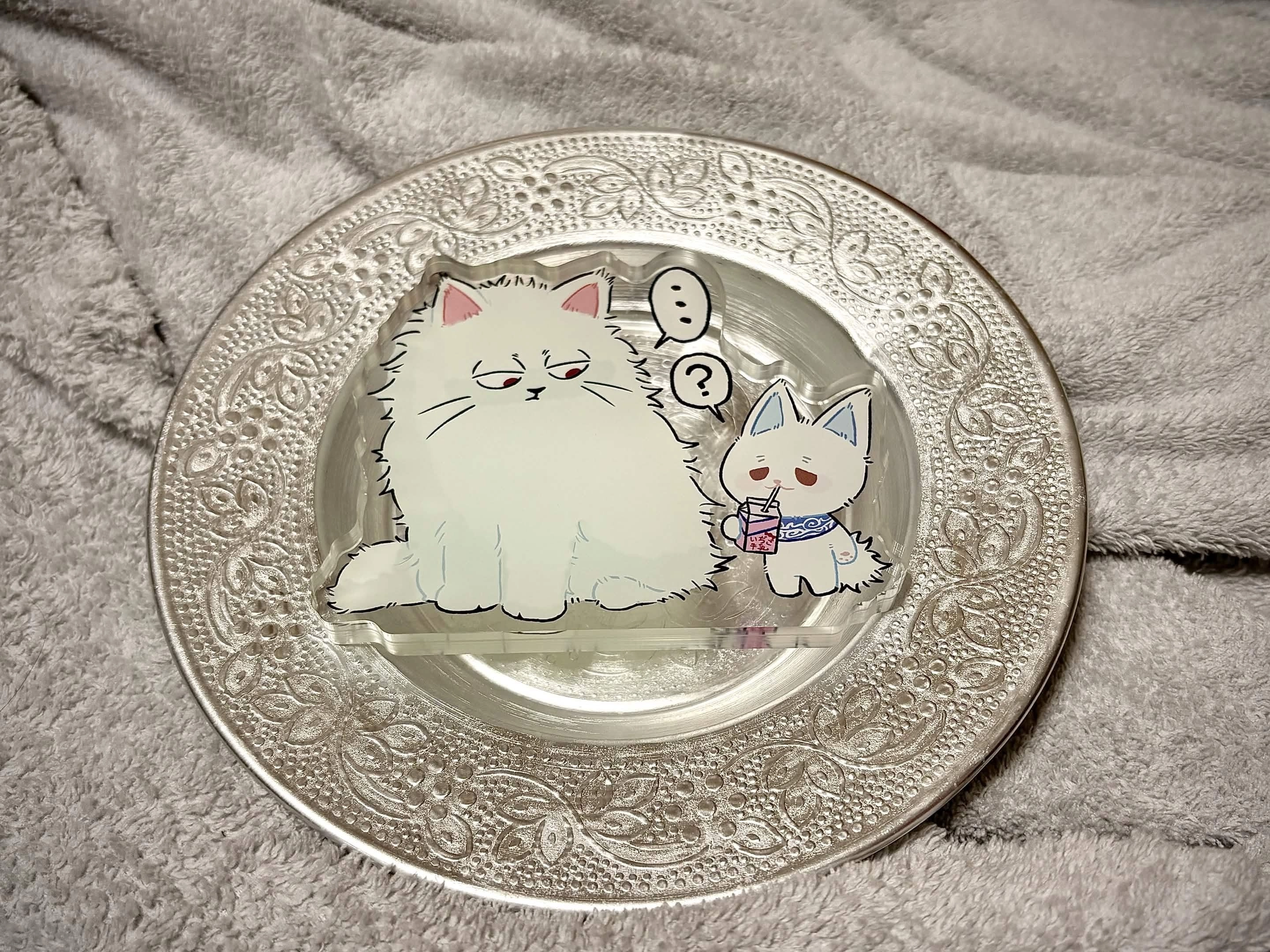 銀時貓咪壓克力飯友