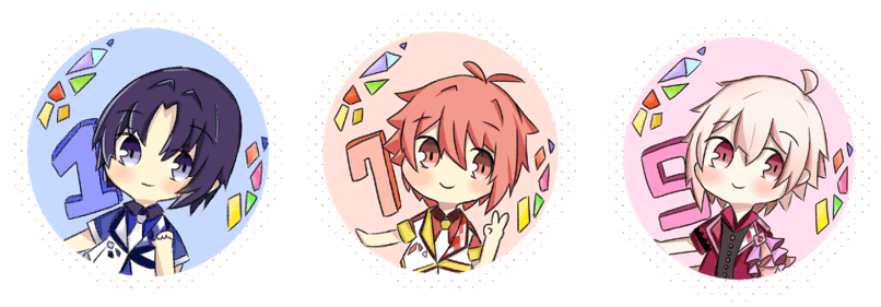 Idolish7 179系列胸章
