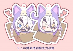 LOL-喵葛爾擬人壓克力吊飾