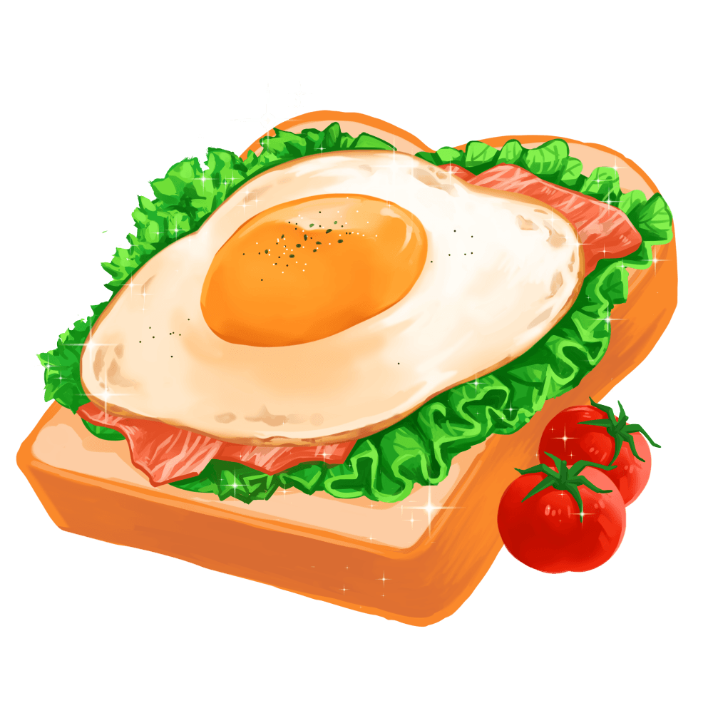 【原創】西點透明貼紙02