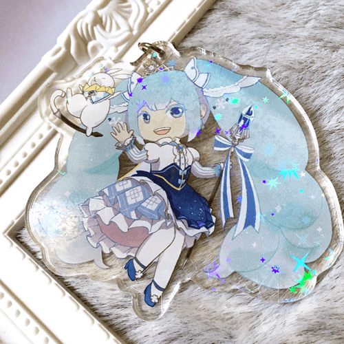 SNOW MIKU -2019- 雪ミク雙層壓克力吊飾