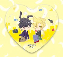 《BananaFish》亞修英二貓兔愛心透明卡（可購買或無料交換）